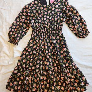 Kate Spade Ditsy Roses Flirt Dress Large N161